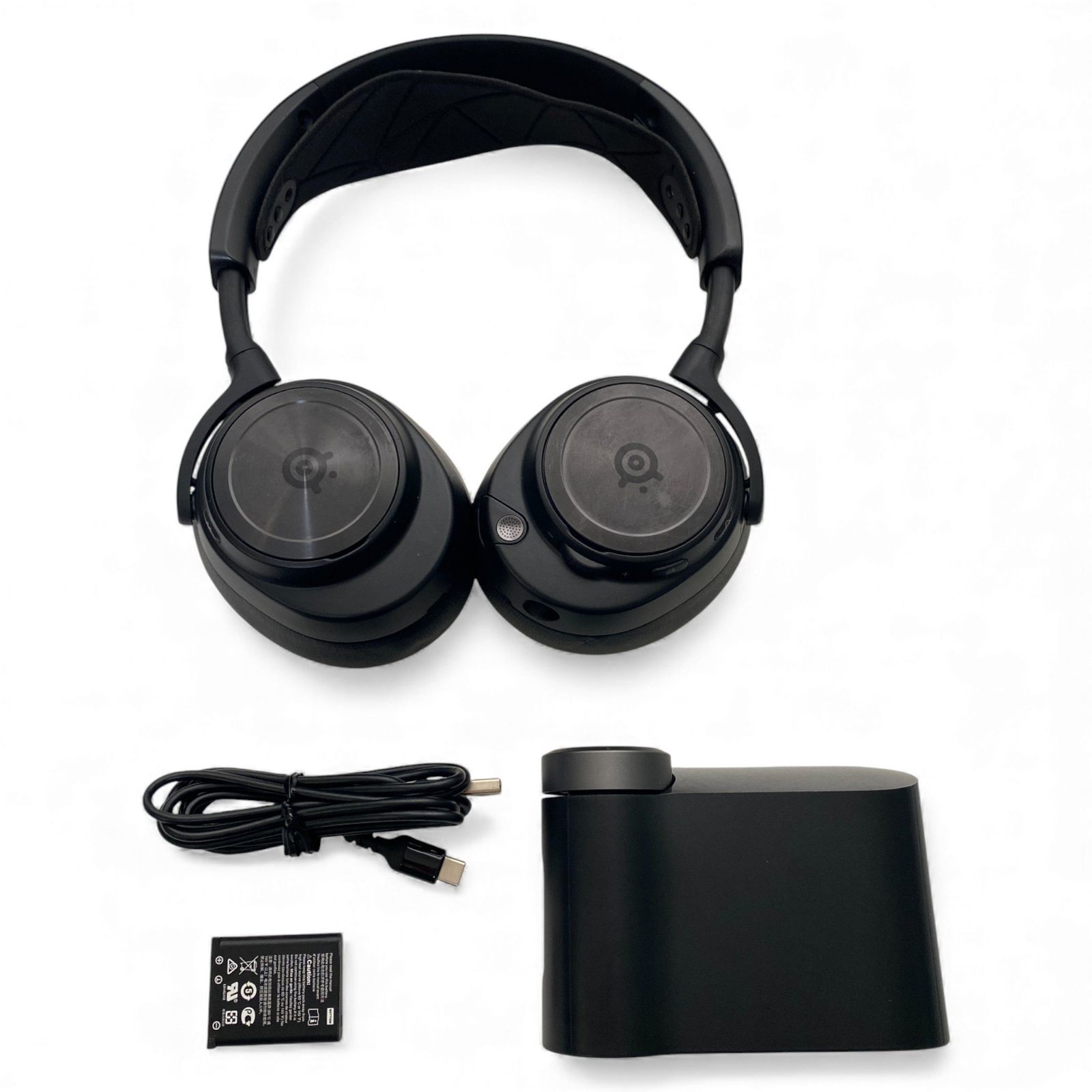 ◯ スティールシリーズ SteelSeries ゲーミングヘッドセット Arctis Nova Pro ブラック 外部ノイズを大幅に除去 1100-3141