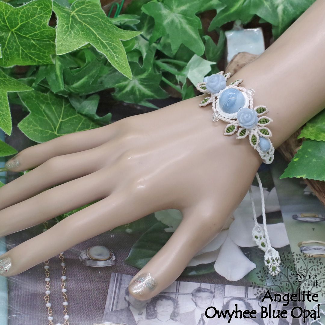 Angelite 強い癒しをもたらす希望の青薔薇