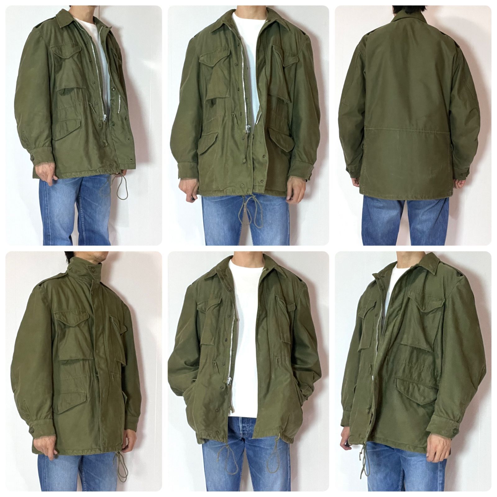 60s U.S.ARMY M/R アメリカ軍 米軍実物 M-51 フィールドジャケット