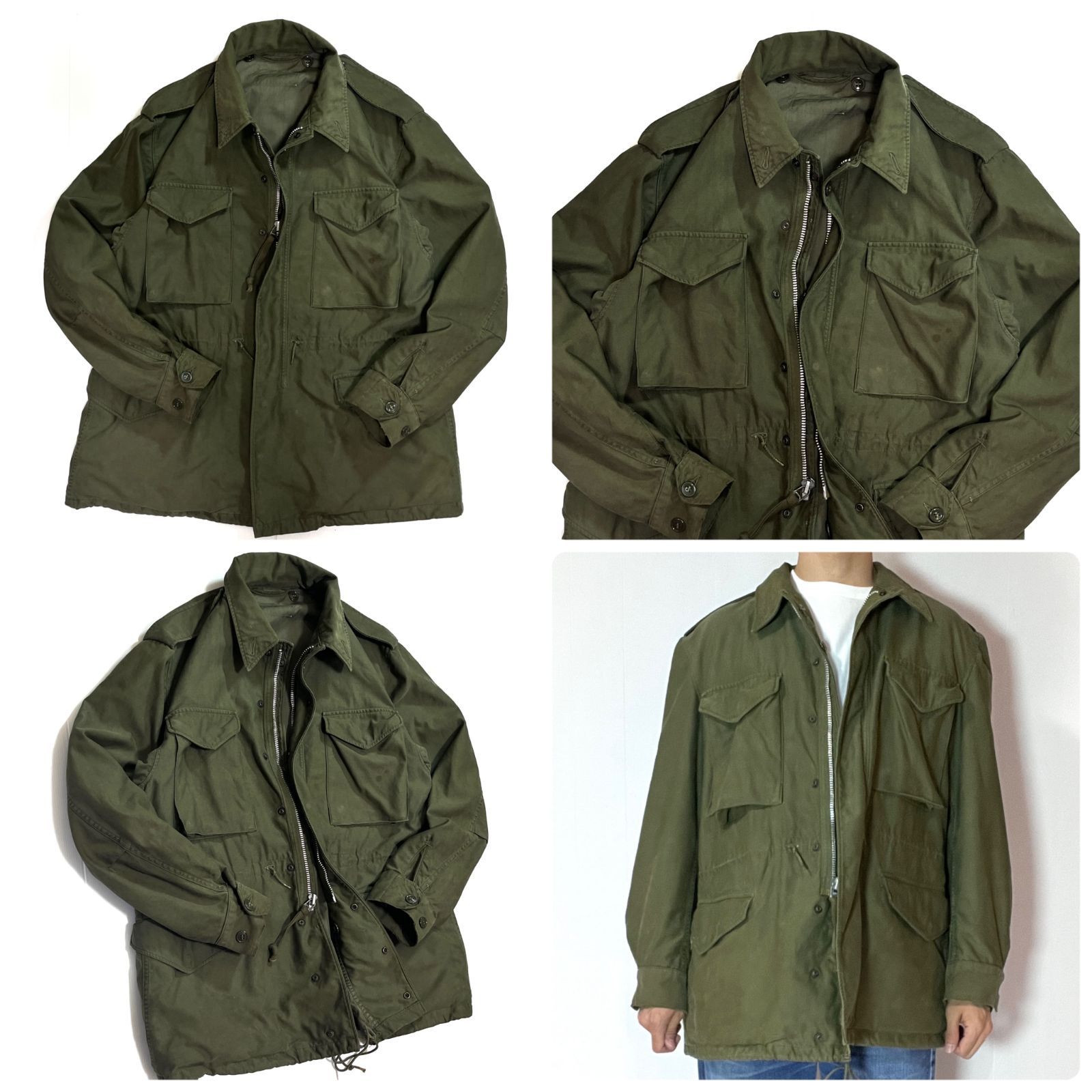 60s U.S.ARMY M/R アメリカ軍 米軍実物 M-51 フィールドジャケット