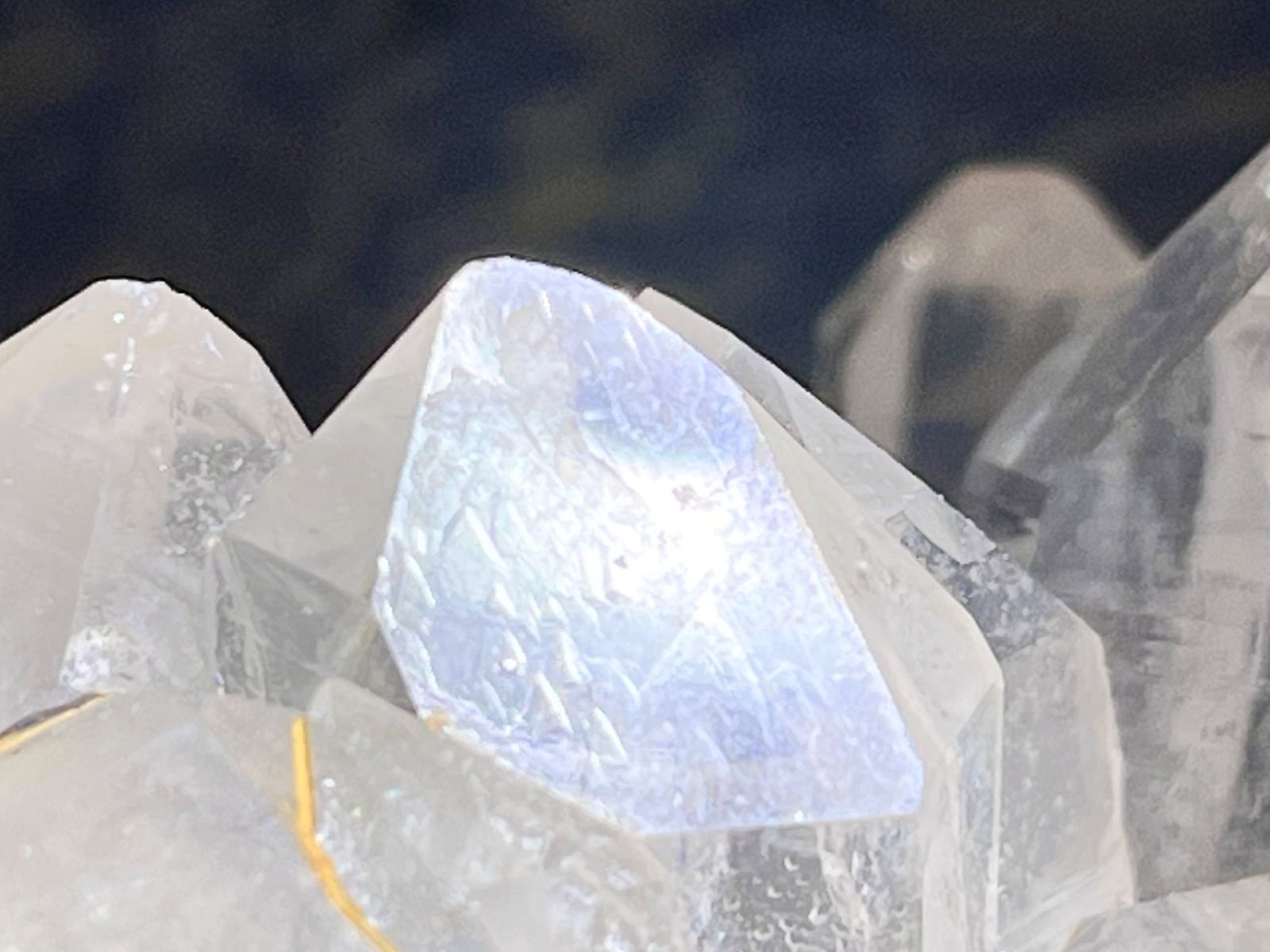 びっしりレコードキーパー ヒマラヤ マニカラン産 水晶 原石 クラスター