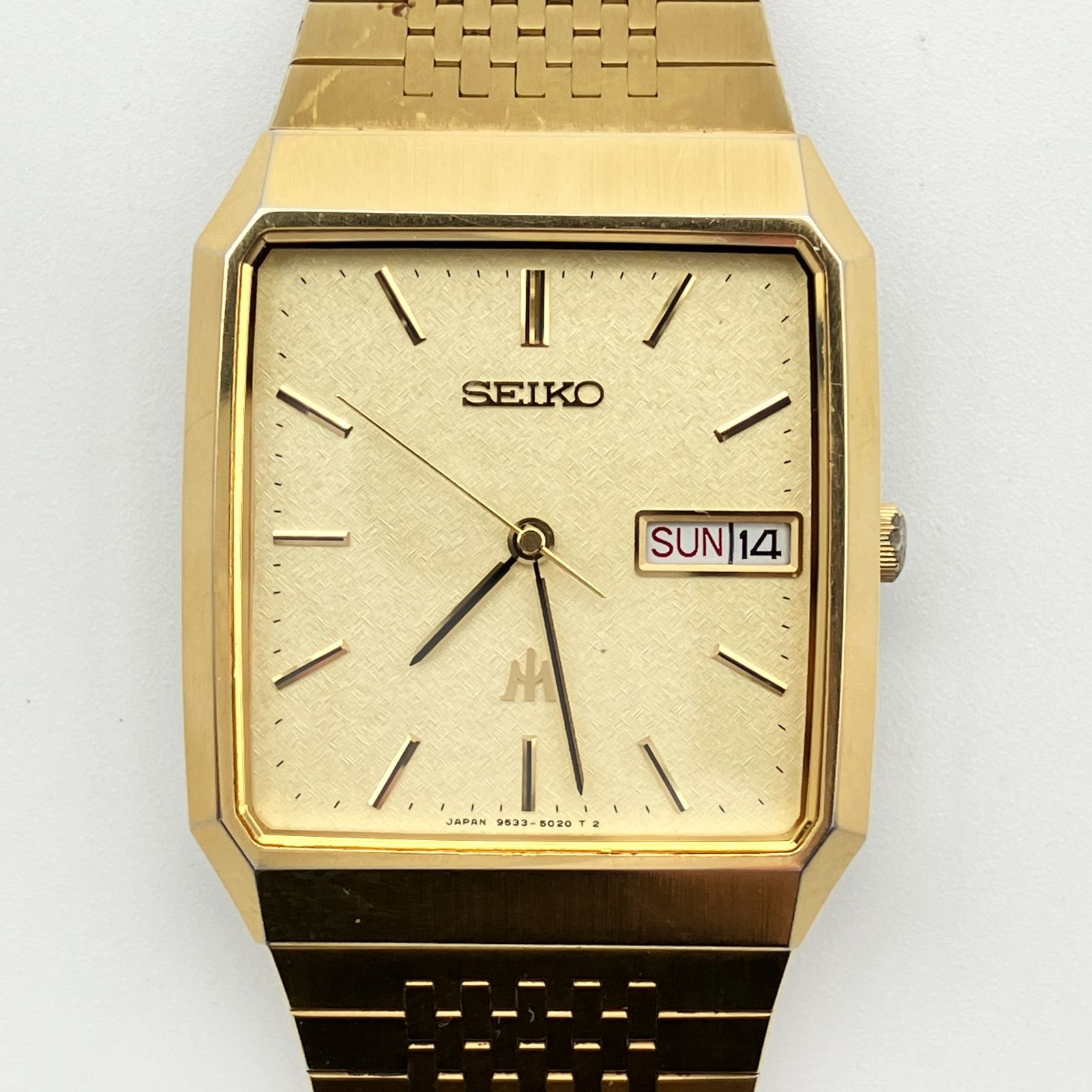 セイコーマジェスタ　オールドクォーツ　超合金　稼働中　ゴールド セイコーマジェスタ オールドクォーツ 超合金 稼働中 ゴールド