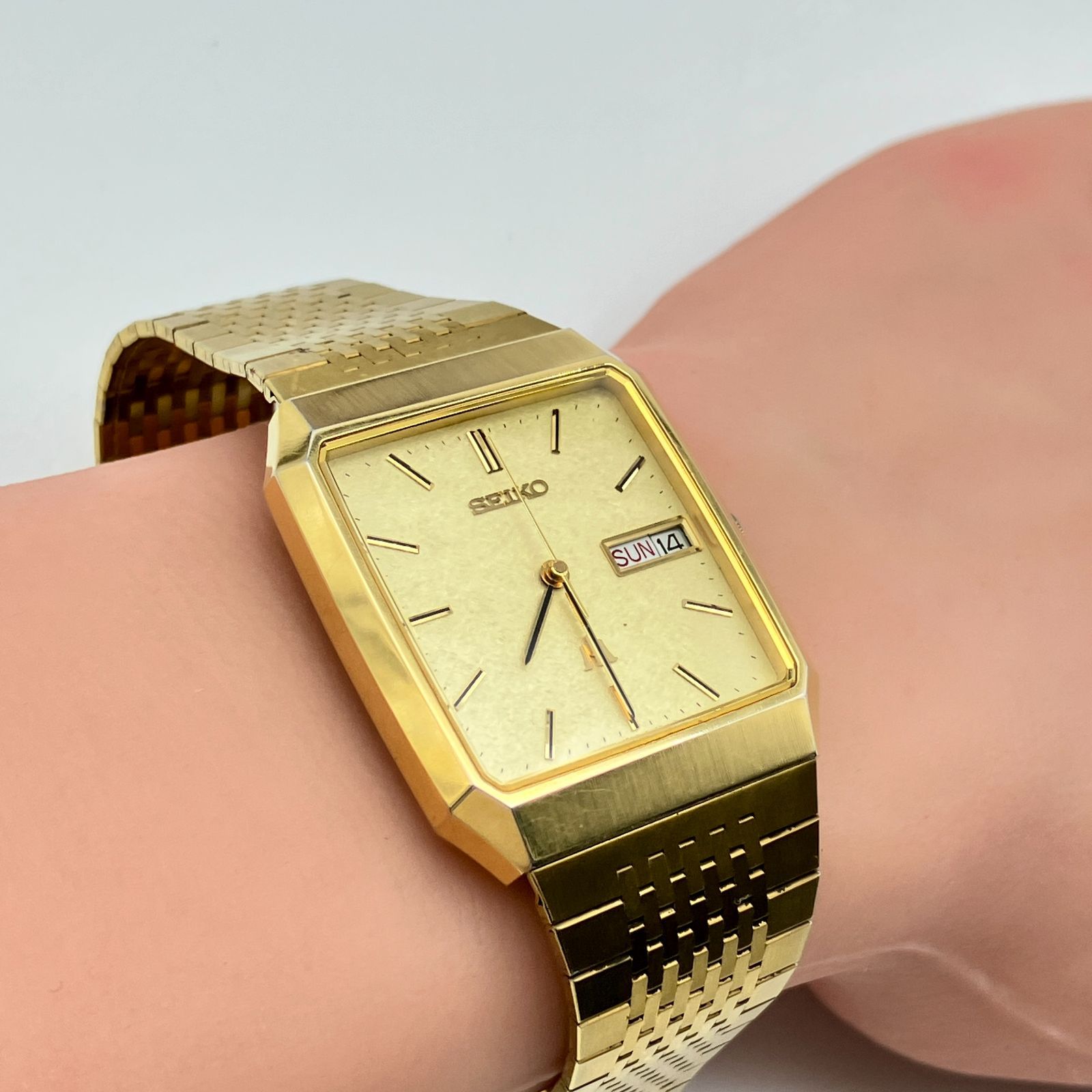 中古】セイコー SEIKO マジェスタ 9533-5020 クォーツ 腕時計 金