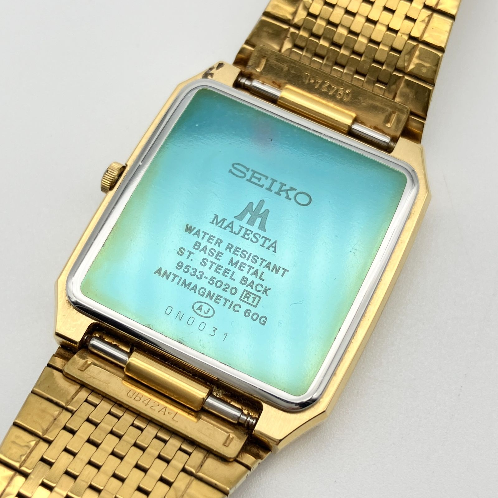 中古】セイコー SEIKO マジェスタ 9533-5020 クォーツ 腕時計 金