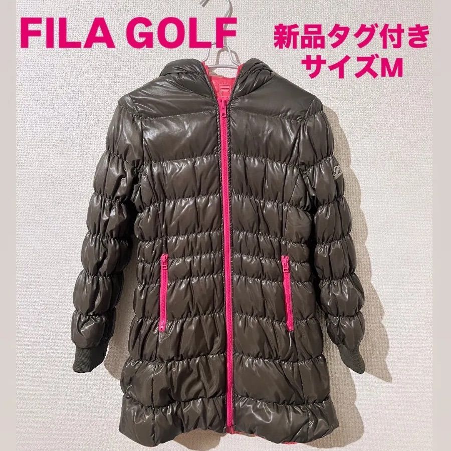 ダウン ⭐️極美品⭐️ FILA GOLF フィラ ゴルフ コート リバーシブル
