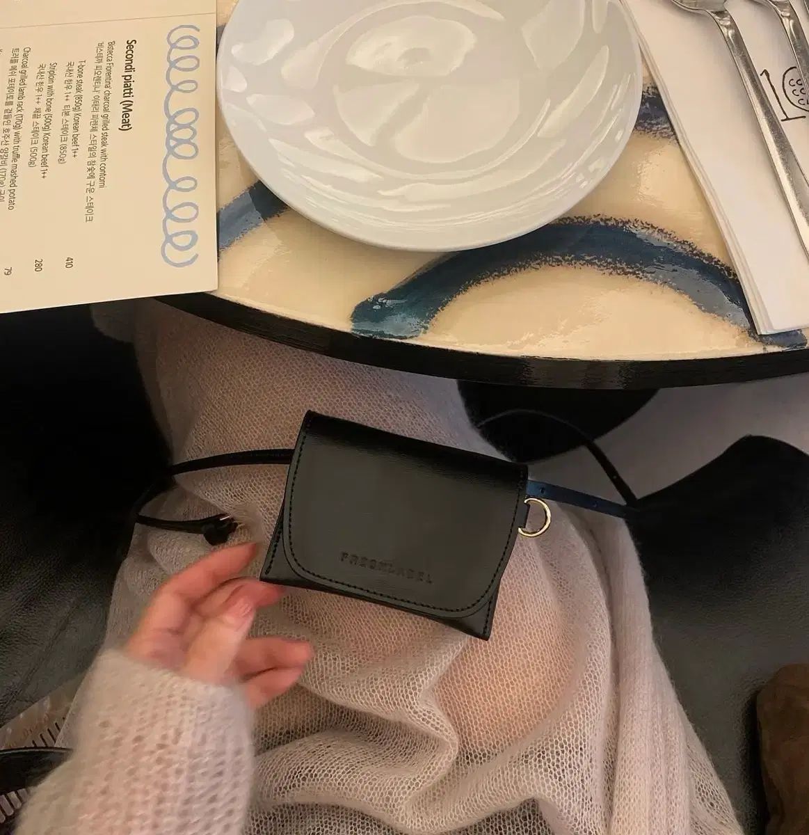 FRESH LABEL ベルトバッグ ブラック