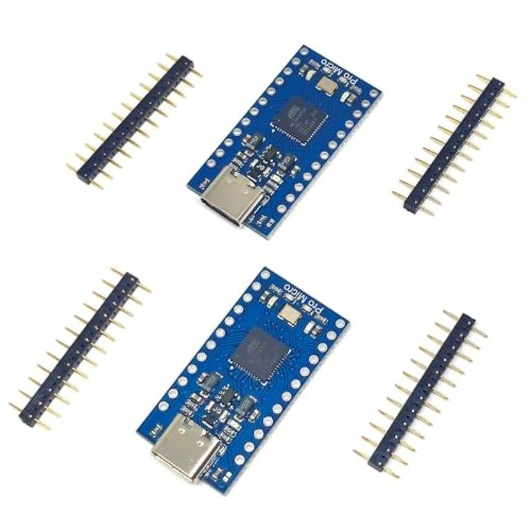 自作キーボードに最適 Micro Type C版 コントローラー セット ATmega 32 U 4搭載 マイコン基板 Arduino互換 DIY 電子工作 プログラミング