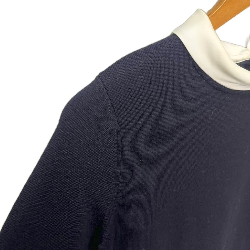 ドレステリア DRESSTERIOR バックフェイクパールニットワンピース