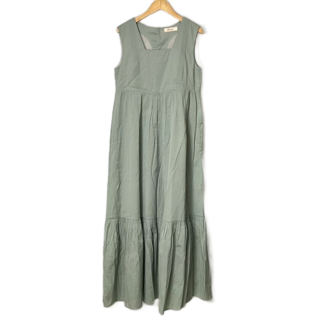 マーリエパーエフデ Maglie par ef-de ピンタックティアードワンピース