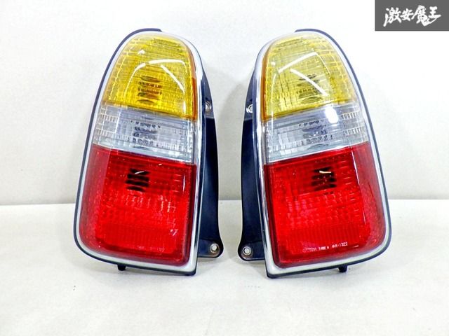 美品！ミラジーノL700S 純正テール 左右セット 黒縁 ライトスモーク テール 破損無し】ダイハツ純正 L700S ミラジーノ テールライト テールランプ