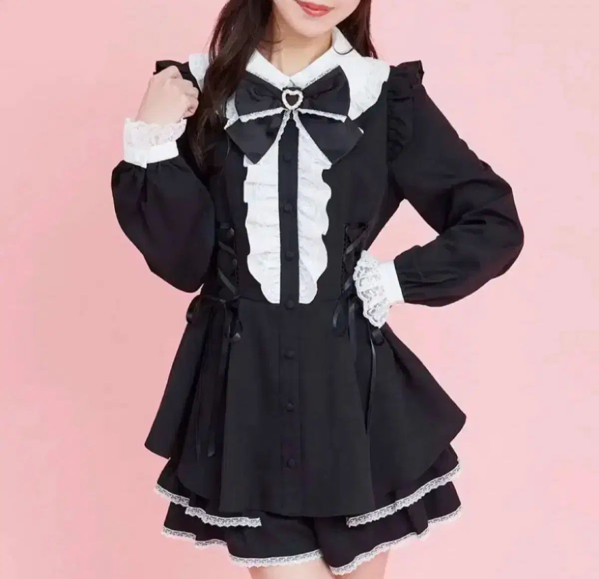 シークレットハニー サイド レースアップ セットアップ