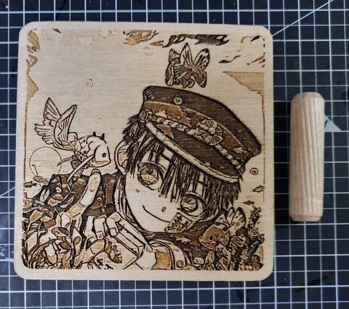 花子くん ウッド コースター 出品