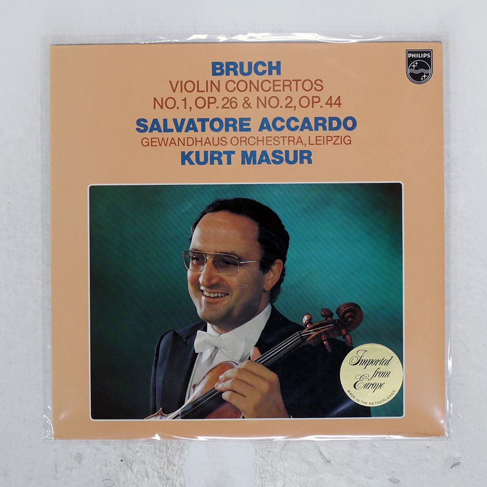 オランダ盤 サルヴァトーレアッカルド/バッハ ヴァイオリン協奏曲第1番