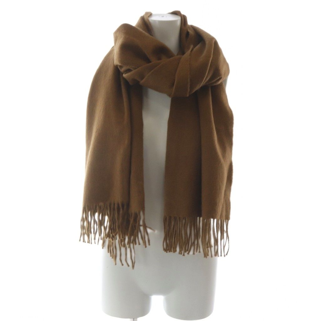 ベグアンドコー Begg-Co ストール マフラー カシミヤ フリンジ ブラウン YO 11