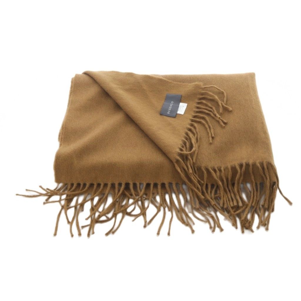  ベグアンドコー Begg Co ストール マフラー カシミヤ フリンジ ブラウン YO 11 ストール ショール 小物