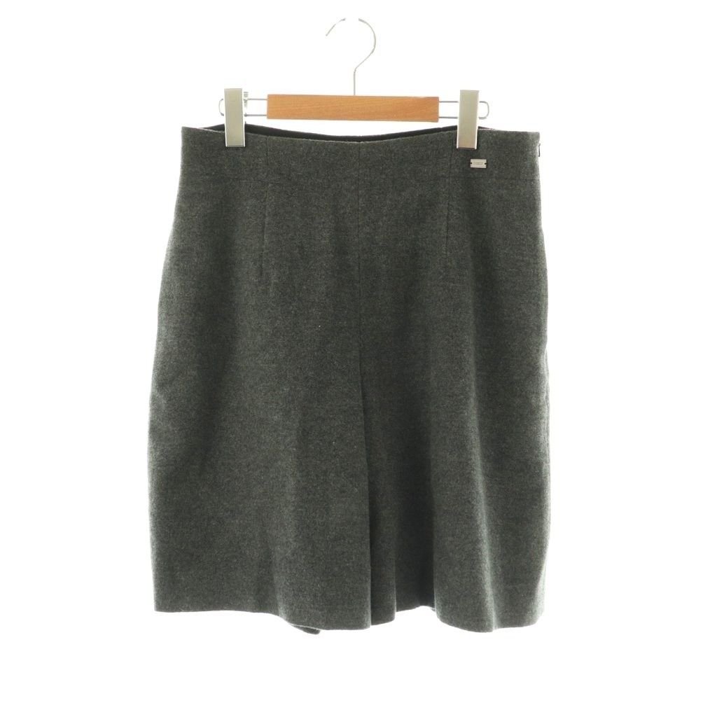 フォクシー FOXEY カシミヤブレンドショートパンツ 42 グレー 42355 CX OS