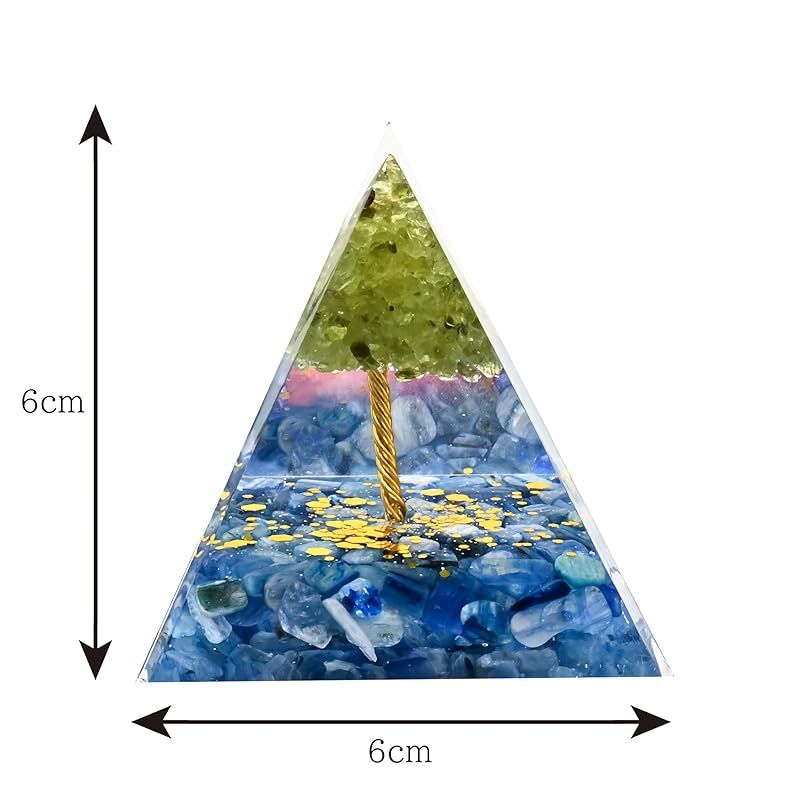 新品】 オルゴナイト クリスタル オルゴン ピラミッド ツリー 招財樹