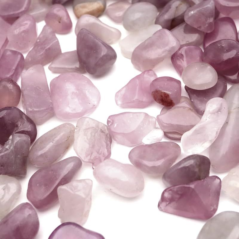 新品】 [GOLD STONE] ディープ ローズクォーツ さざれ サイズ中 AA