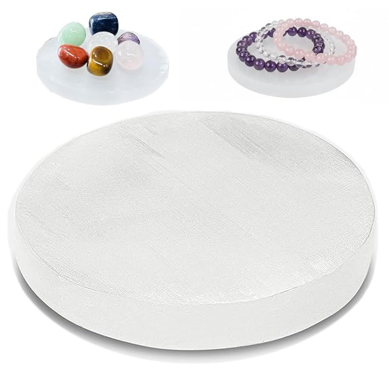 新品】 セレナイト 浄化皿 天然石 プレート 10cm パワーストーン