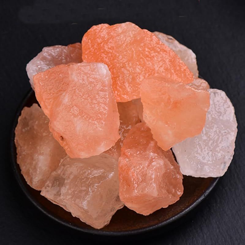 プレゼント追加♥格安最強パワー天然石✴ヒマラヤ岩塩原石✴【クリスタル&レッド】 新品】 正直屋 オレンジ岩塩 ヒマラヤ岩塩 装飾 天然石 鉱物 標本 原石