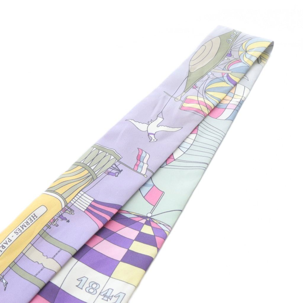 エルメス　ツイリー　大空の狂気　Les Folies du Ciel　①新品 楽天市場】HERMES ツイリー ”大空の狂気” LES FOLIES DU CIEL モーヴ