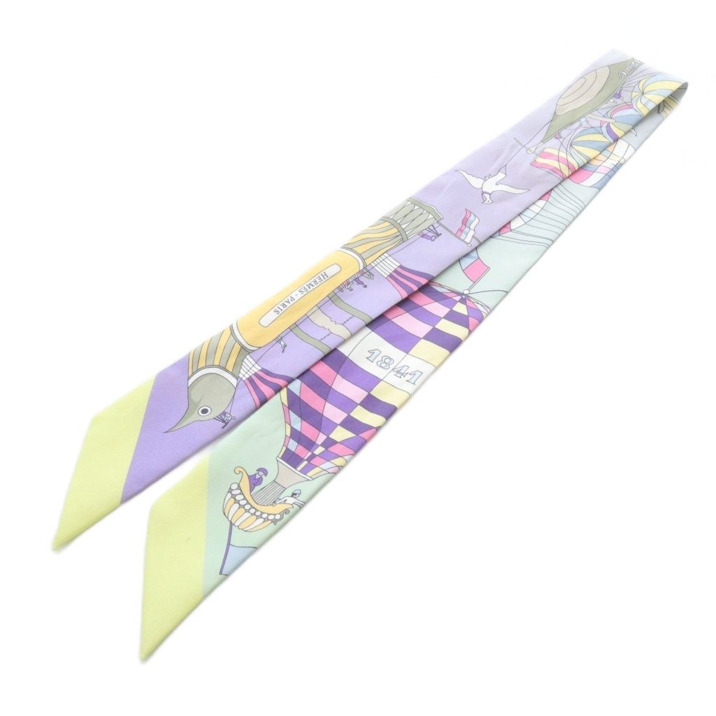 エルメス HERMES ツイリー LES FOLIES DU CIEL 大空の狂気 スカーフ 総