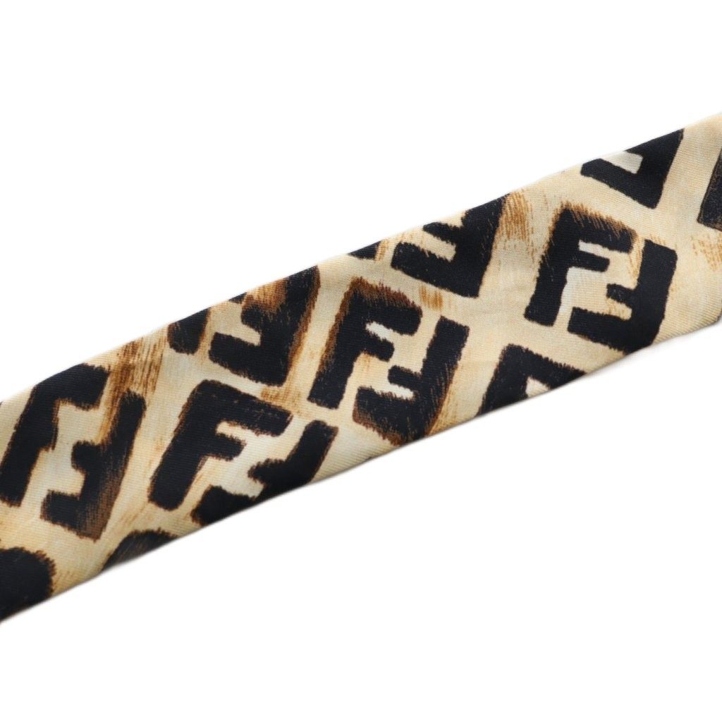 フェンディ FENDI ラッピー Wrappy スカーフ FFロゴ レオパード柄 フェンディ FENDI ラッピー Wrappy スカーフ FFロゴ レオパード柄