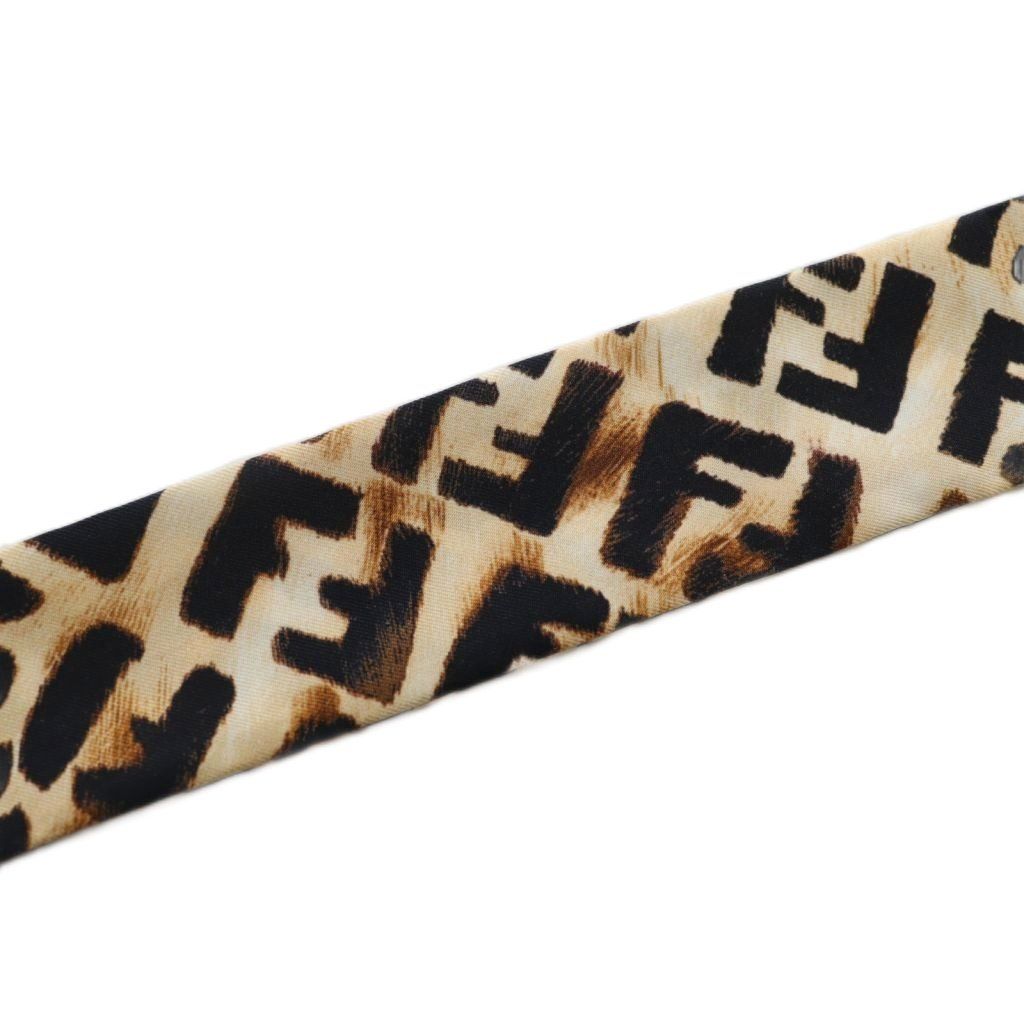 フェンディ FENDI ラッピー Wrappy スカーフ FFロゴ レオパード柄