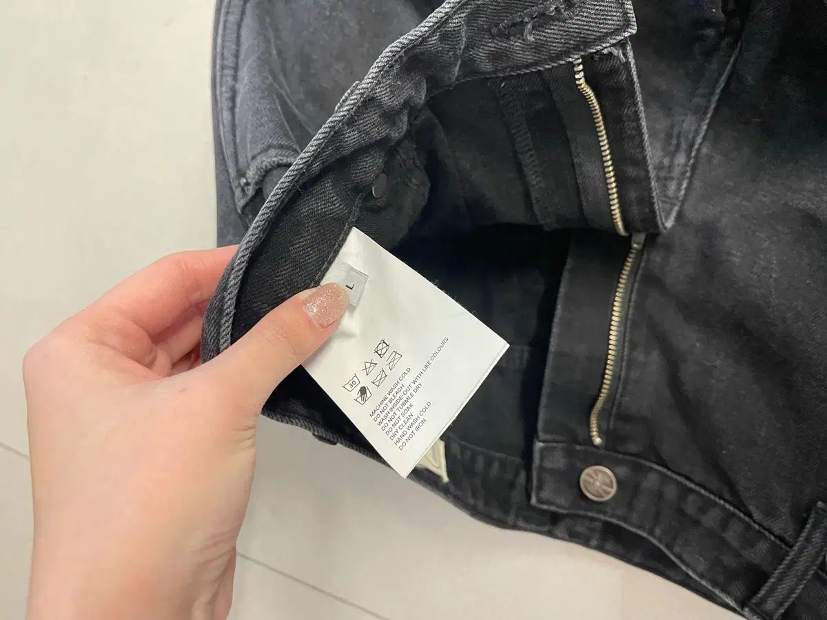 ローライズ ワイドストレート