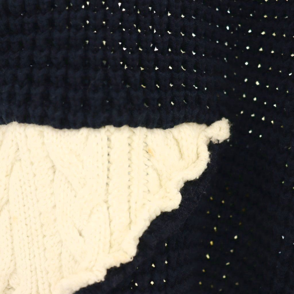 サカイ sacai Hank Willis Thomas パッチワークニット セーター プル