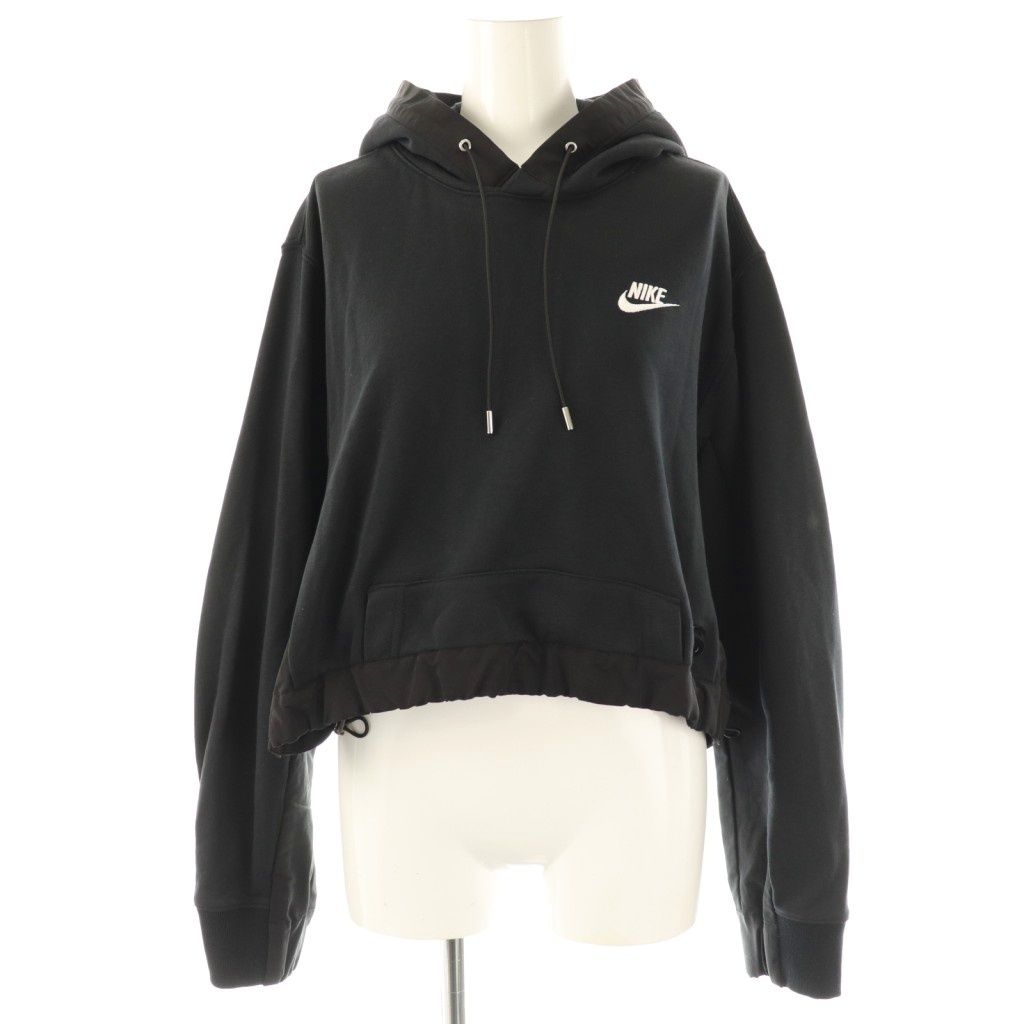 ナイキ NIKE サカイ sacai 23 06897 切替プルオーバーパーカー スウェット 1 ブラック ES OS SH
