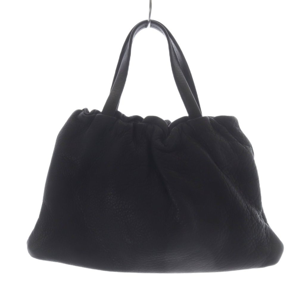 アエタ Aeta elastic totes s ハンドバッグ レザー 黒