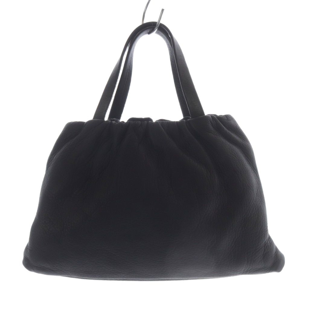 アエタ Aeta elastic totes s ハンドバッグ レザー 黒