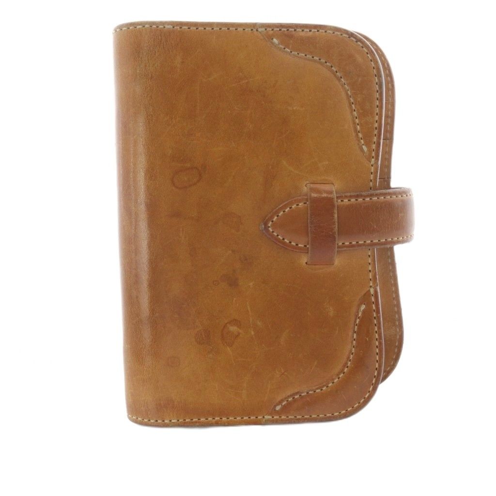 ワイルドスワンズ WILDSWANS Genesis ミニ 手帳カバー レザー 茶