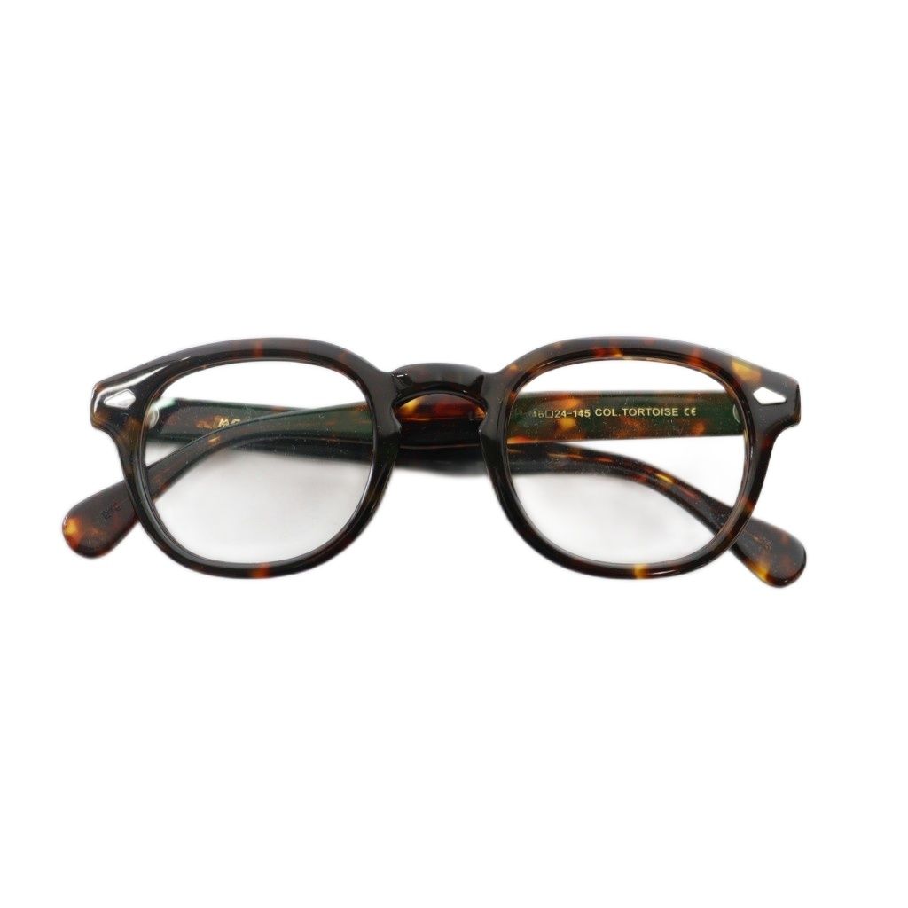 モスコット MOSCOT レムトッシュ トータス LEMTOSH 眼鏡 度なし 46 24 145 茶 ブラウン SS OS AD
