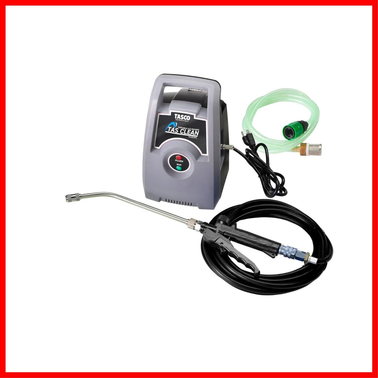 人気商品】ポータブル TA352WL エアコン洗浄機 グレー イチネンTASCO