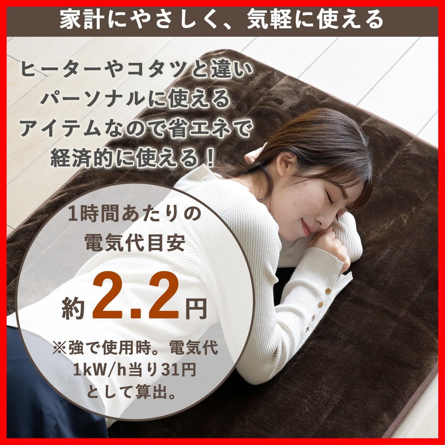 商品 フランネル仕上げ 室温センサー付 丸洗い ブラウン 洗えるどこでもカーペット YWC-182 F T E 山善 油性ペン 事務用小物