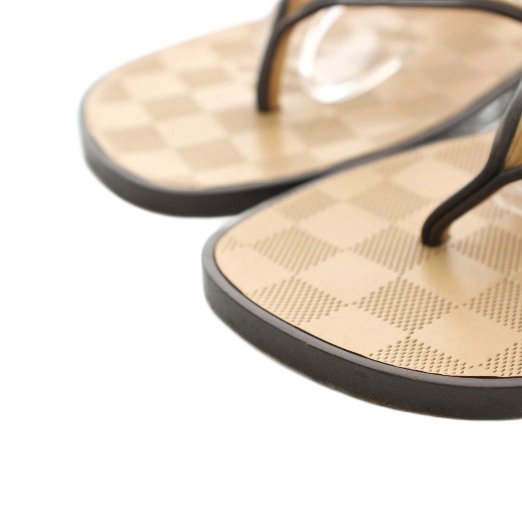 ルイヴィトン LOUIS VUITTON ビーチサンダル トングサンダル レザー