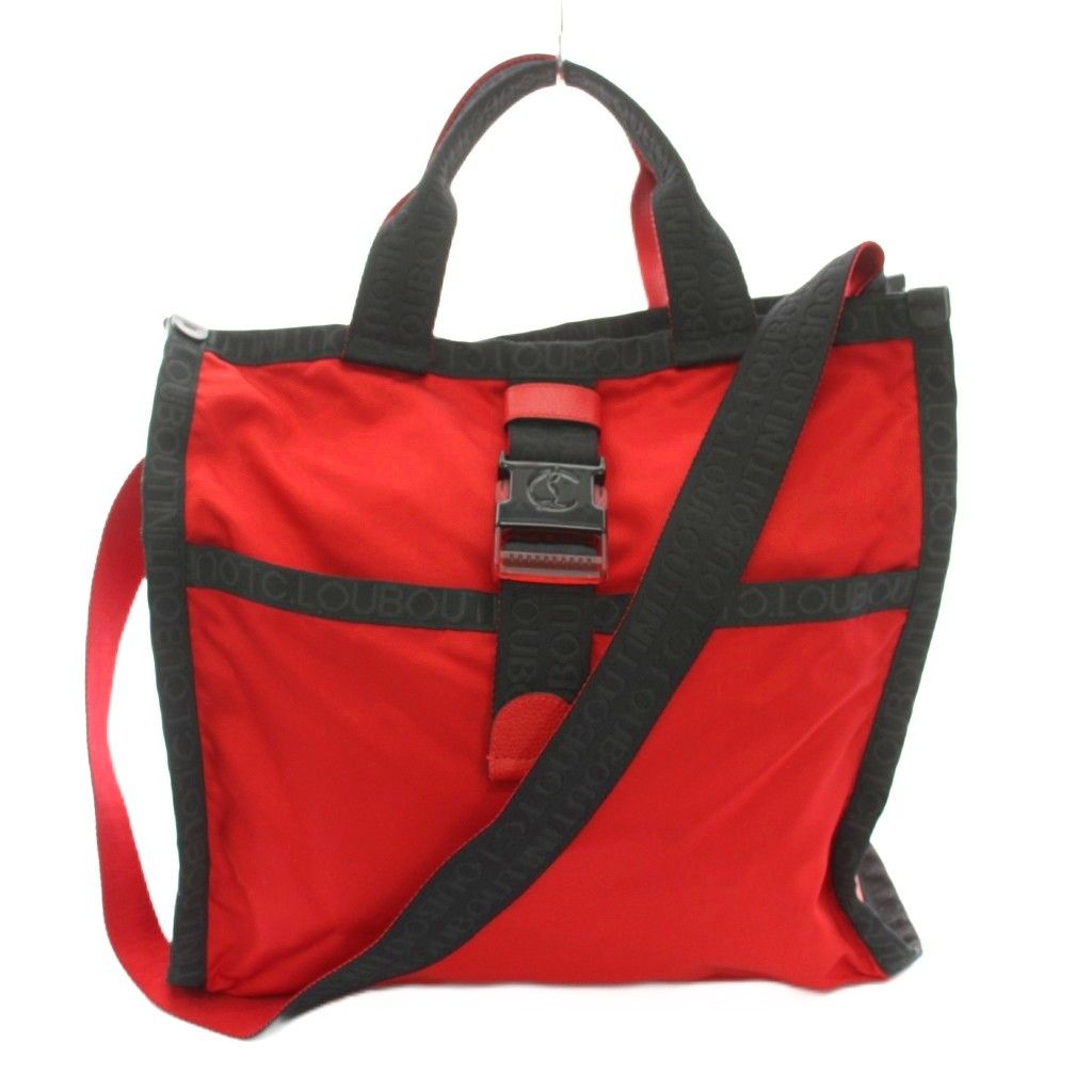 クリスチャンルブタン ルビクリック トートバッグ ナイロン 2way Christian Louboutin】クリスチャンルブタン『ルビクリック 2WAYトート