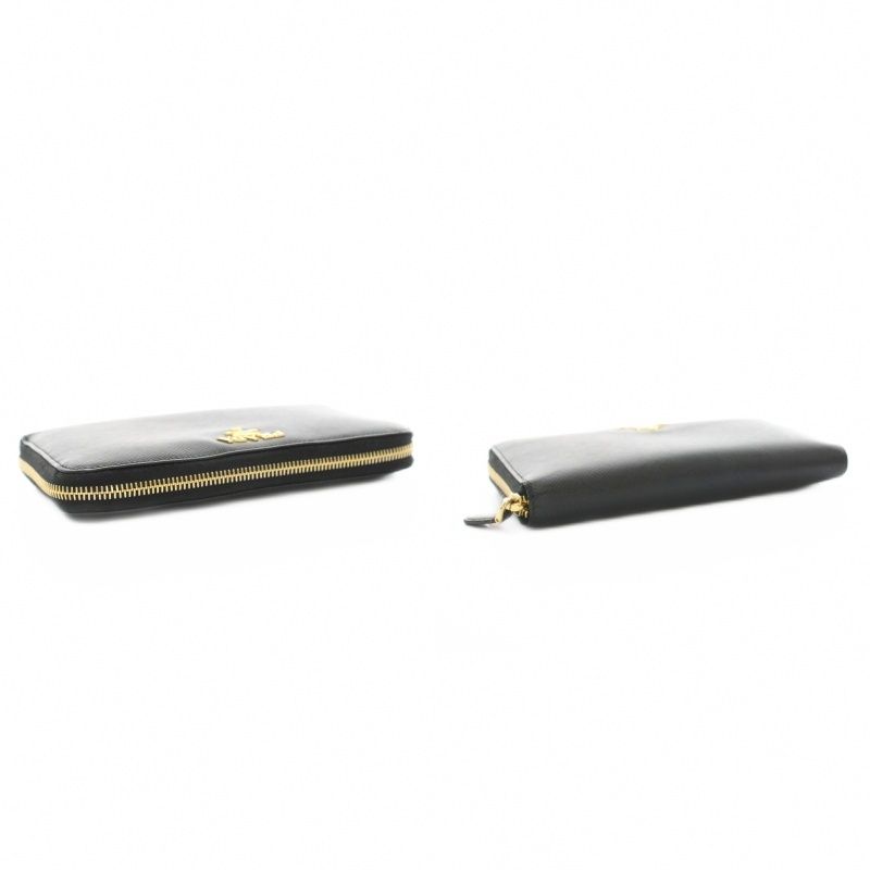 プラダ PRADA 長財布 小銭入れ ラウンドジップ サフィアーノレザー 箱