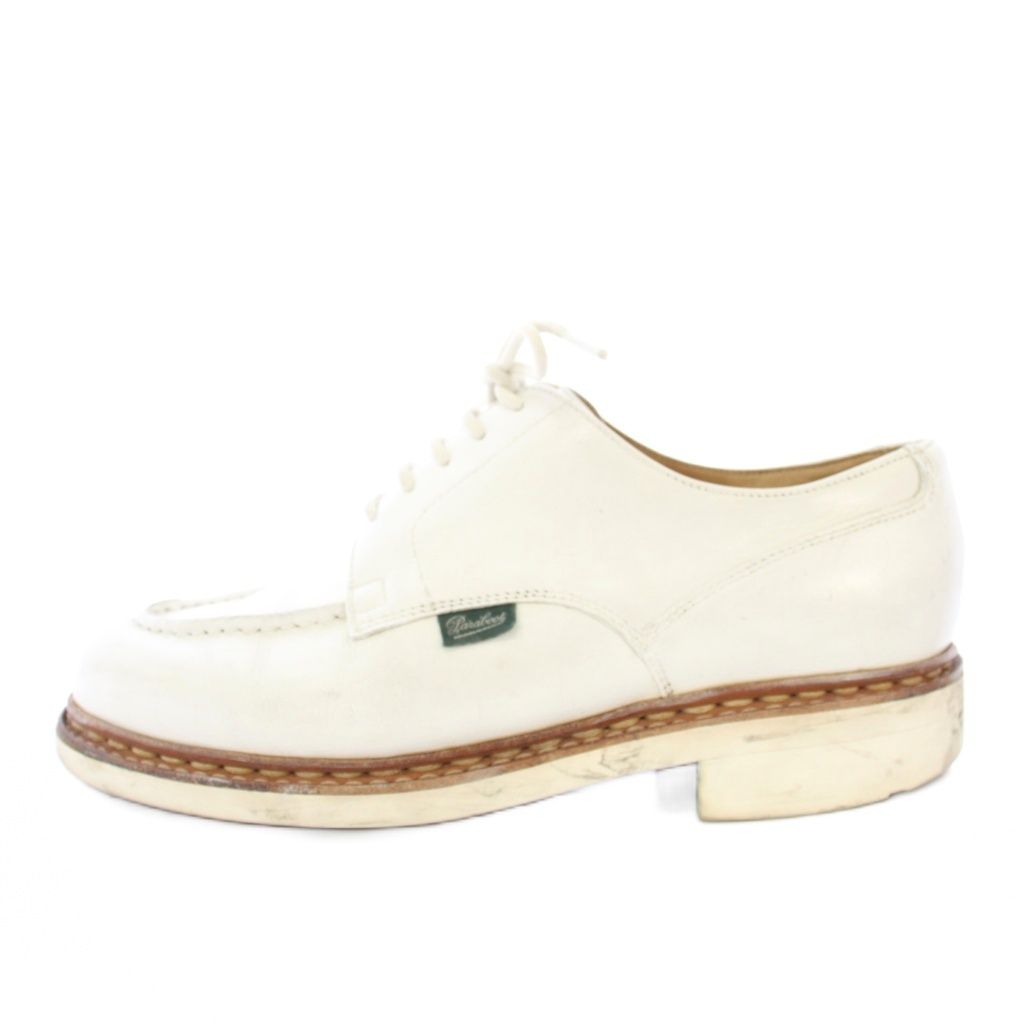 パラブーツ Paraboot シャンボード ドレスシューズ レースアップ レザー 24.5 cm 白 TK