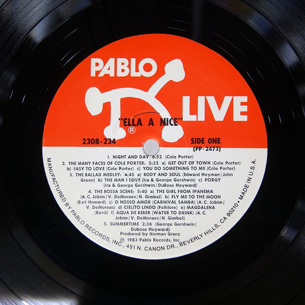 米 US盤 ELLA FITZGERALD/ELLA A NICE/PABLO 2308234 LP - メルカリ