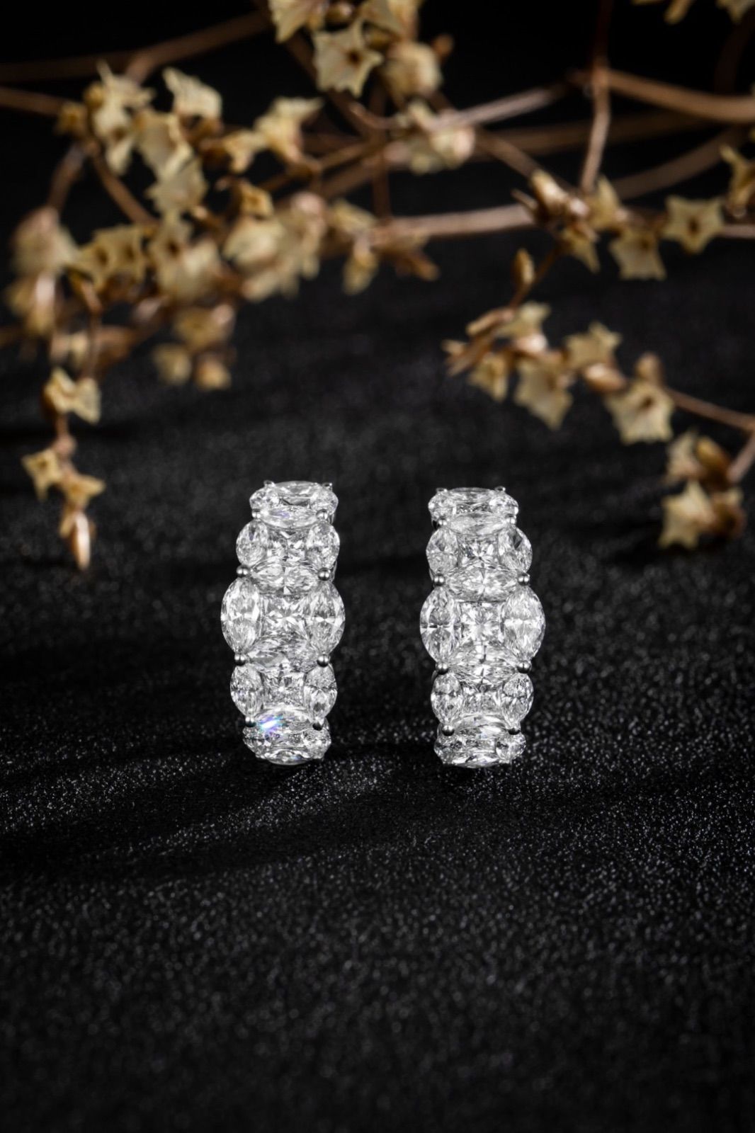 PT 900 ラボグロウンダイヤ ボリュームピアス 3 ctup