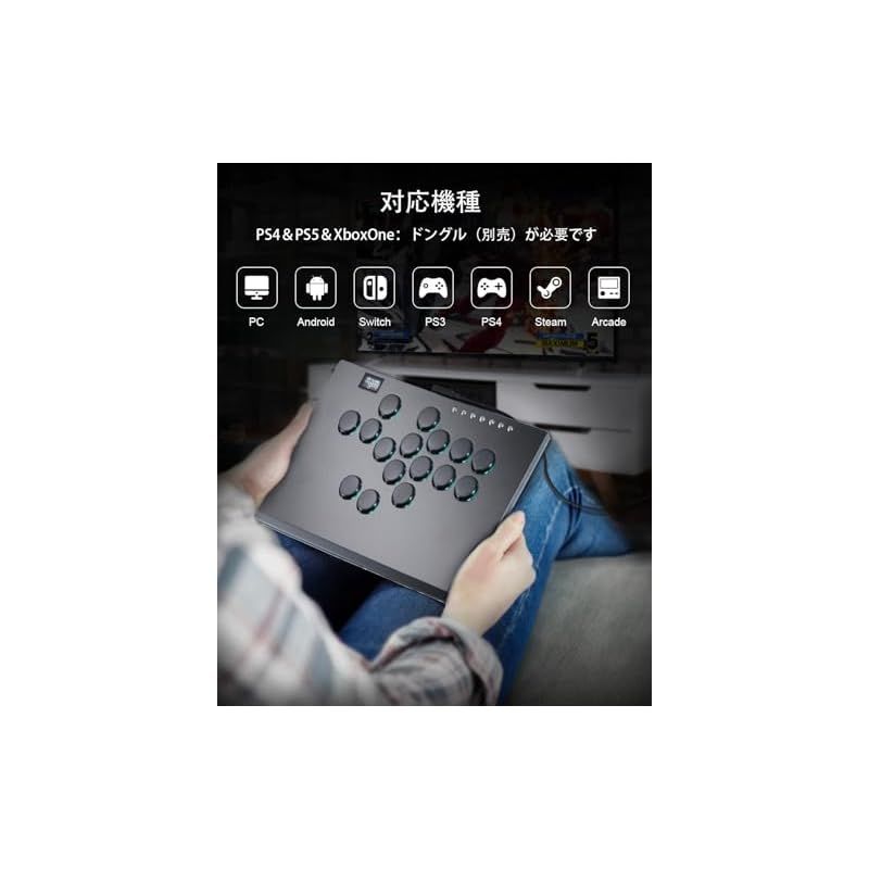 レバーレス アケコン レバーレス レバーレスコントローラー Haute42