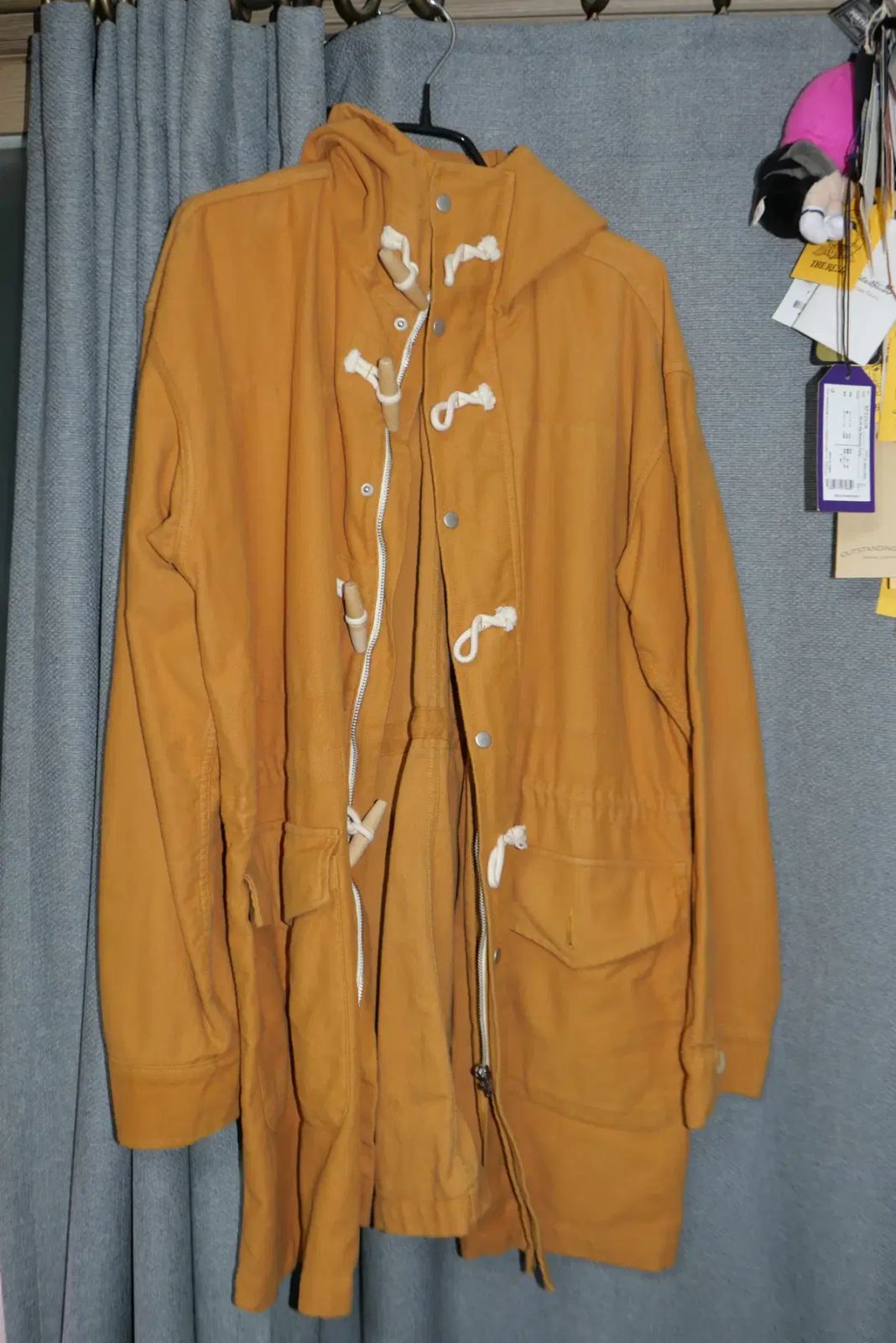 더레스큐 18 FW 몰스킨 테디 쉘파카 L 103 더플 코트