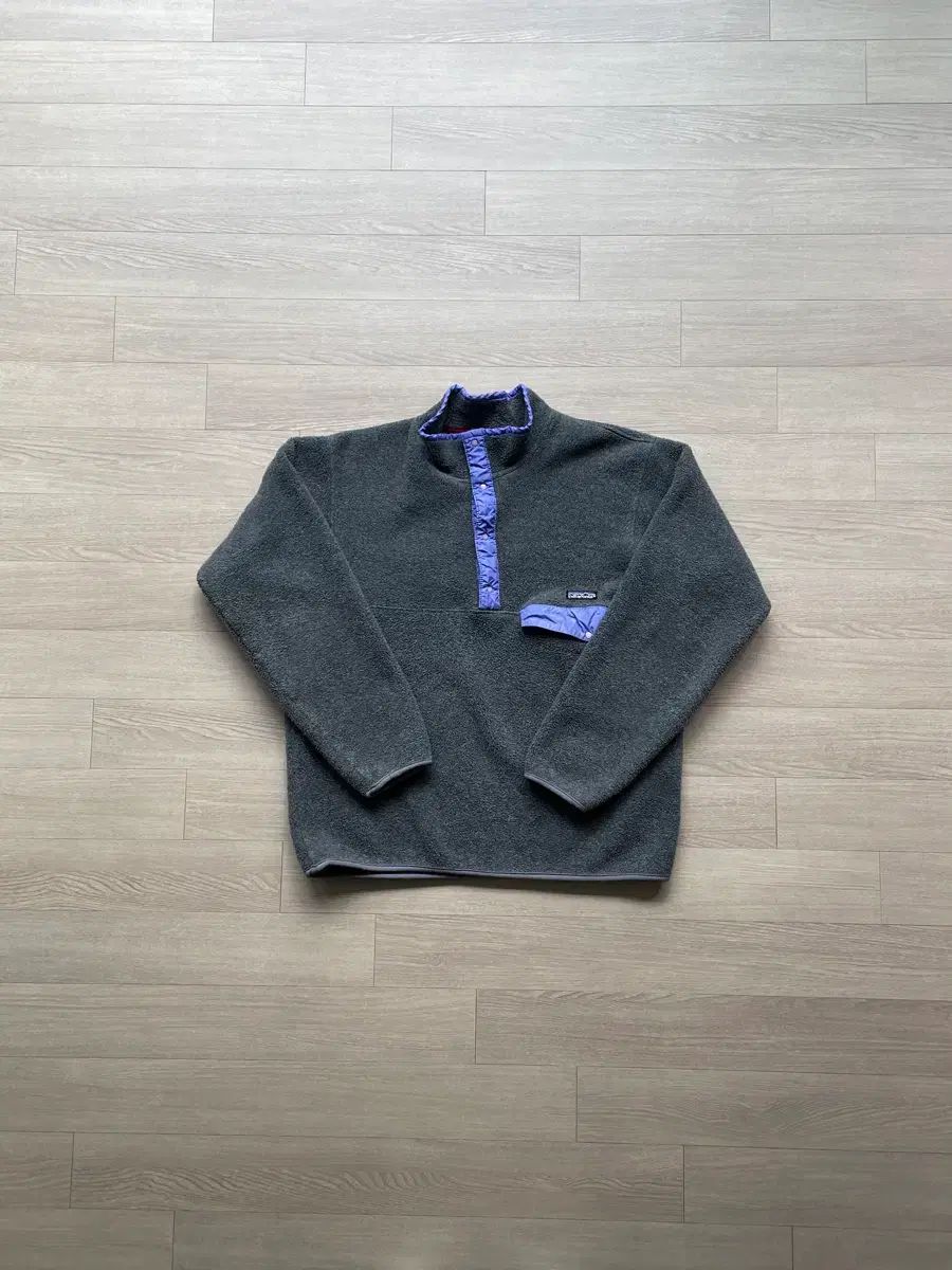 90s ヴィンテージ パタゴニア シェルドシンチラ XL グレー パープル 90s ヴィンテージ パタゴニア シェルドシンチラ XL グレー パープル