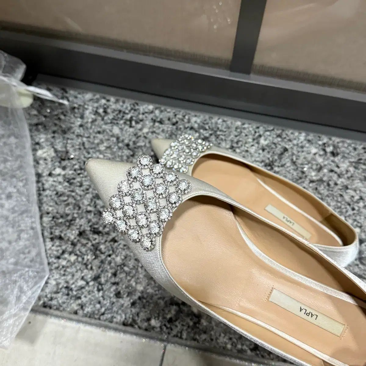 LAPLA フラットシューズ 250 最大広げ