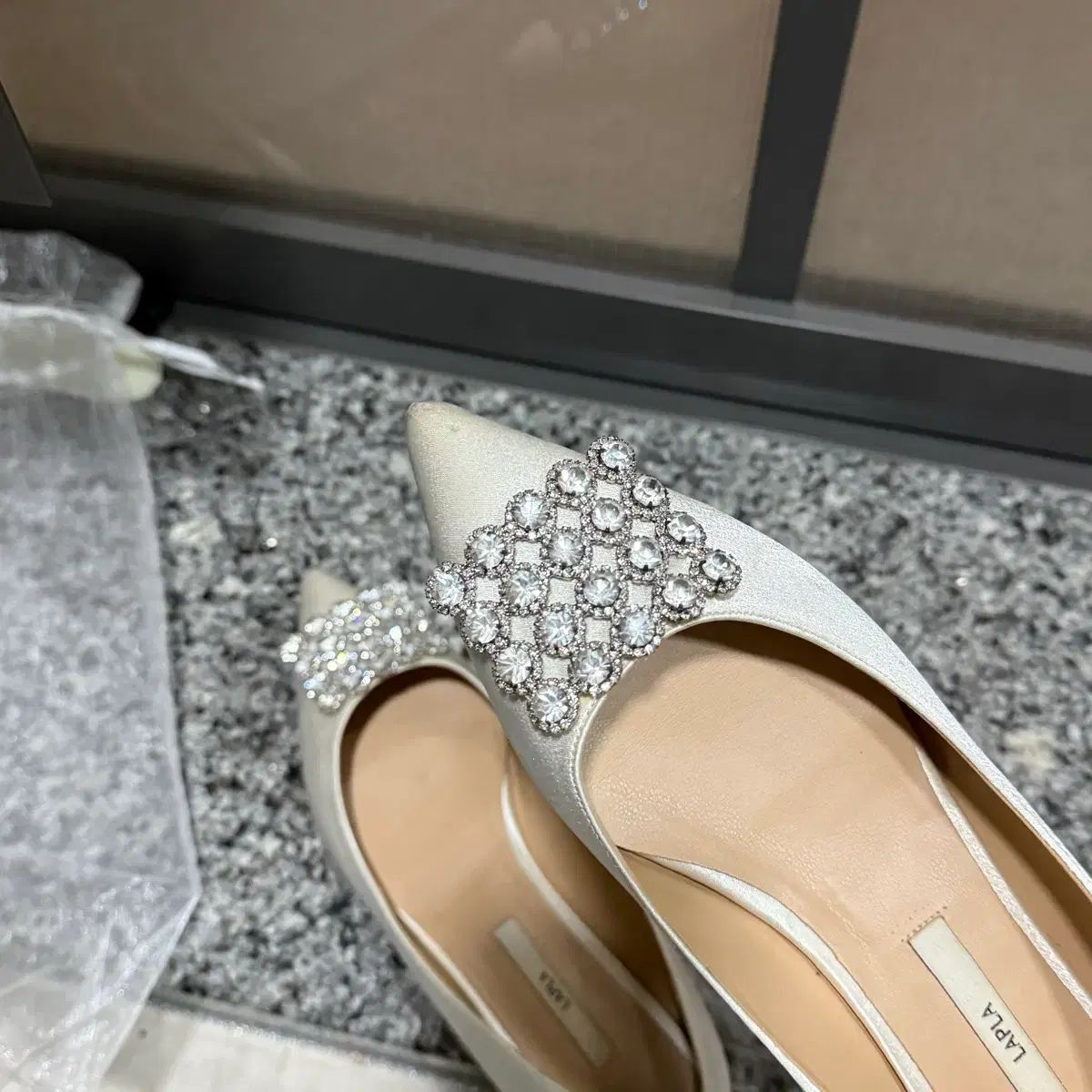  LAPLA フラットシューズ 250 最大広げ フラットシューズ バレエシューズ パンプス