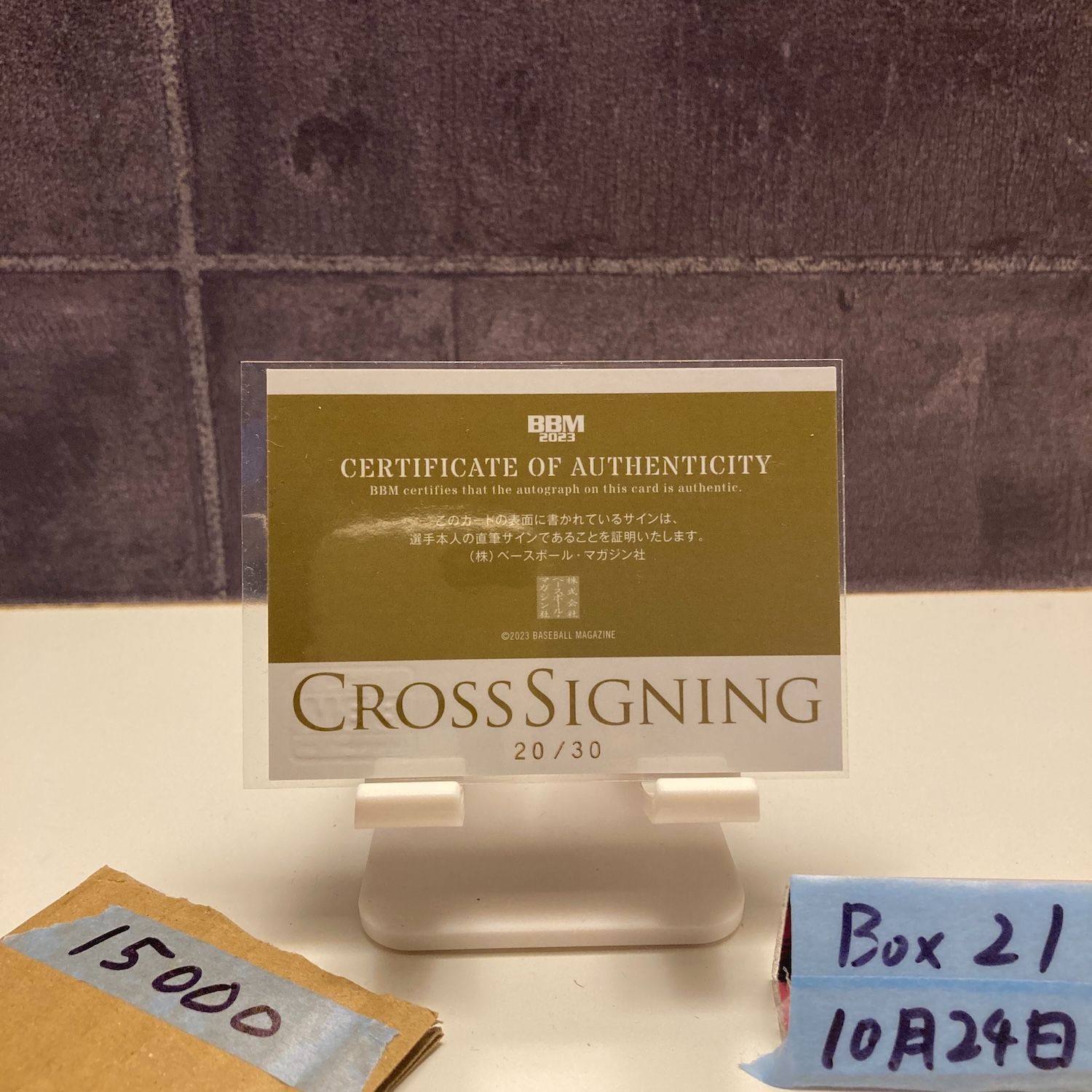 2025 BBM 1 st Version 木澤尚文 20 30 直筆サインカード 東京ヤクルトスワローズ Cross Signing カード