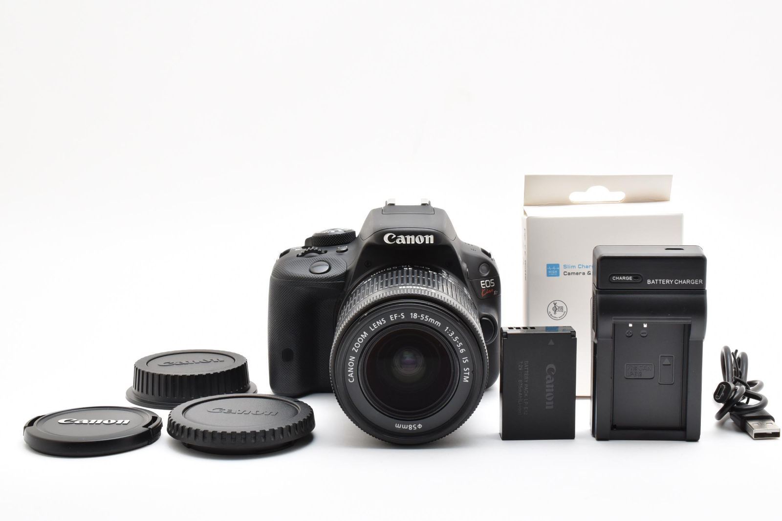 上 シャッター回数15743回 Canon キヤノン EOS Kiss X 7 EF S 18 55 mm F 3 5 6 IS STM